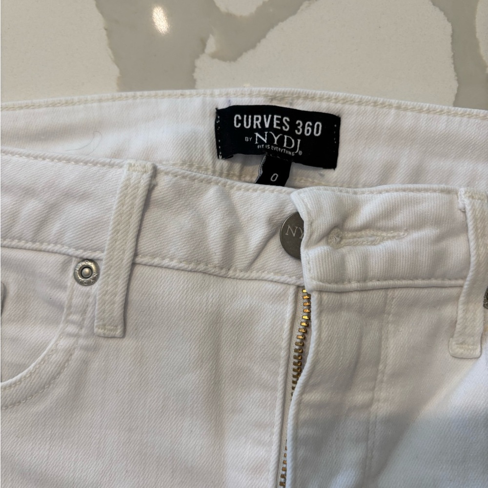 NYDJ Curves 360 Crisp White Denim